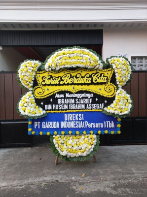 Papan Bunga Duka di Kotamobagu Timur