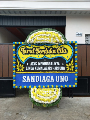 Papan Bunga Duka di Kotamobagu Timur
